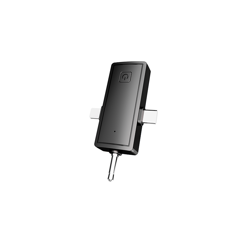 Lenyes LM202 3in1 Type-C&Lightning&3,5mm Portlu Kablosuz Yaka Mikrofonu Siyah