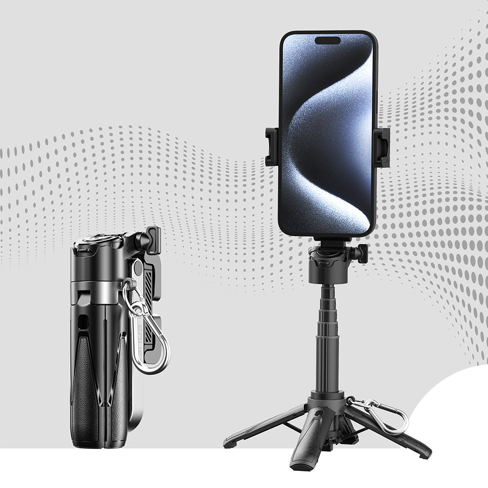 Lenyes LPH110 Multifunctional Stabilizer with Remote Control Detachable Tripod Selfie Stick Black