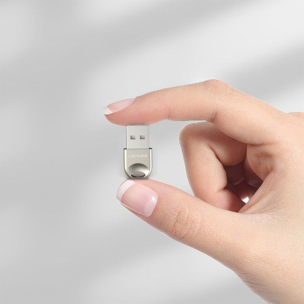 Lenyes LR202 USB Bluetooth 5.1 Wireless Transmitter Adapter Silver