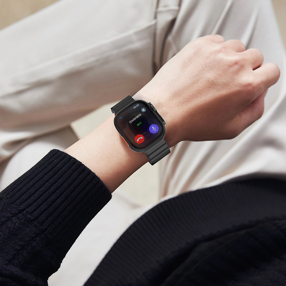 Lenyes LW-238 Ultra3 Saturn Series iOS and Android Compatible Smart Watch Black
