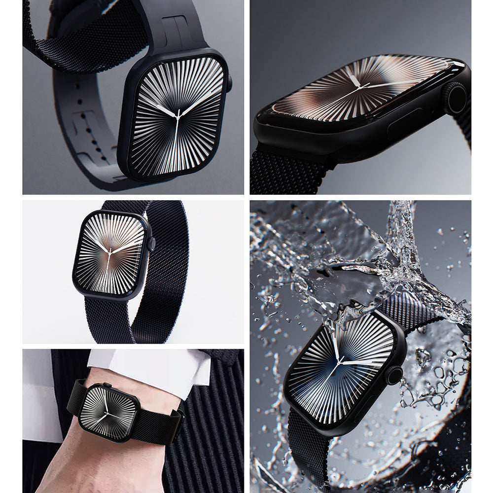 Lenyes LW-X10 Ultra HD Amoled Ekran Su Geçirmez iOS ve Android Uyumlu Akıllı Saat Siyah