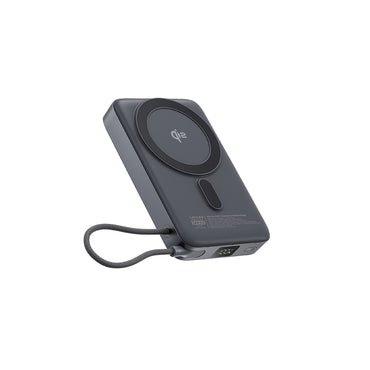 Lenyes PW1009D PD 35W Qi2 Technology Type-C Wired Stand Wireless Powerbank 15W 10000mAh Gray