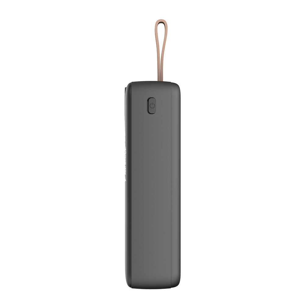 Lenyes PX387D Portable Mini Powerbank with LED Indicator 22.5W 30,000mAh Black