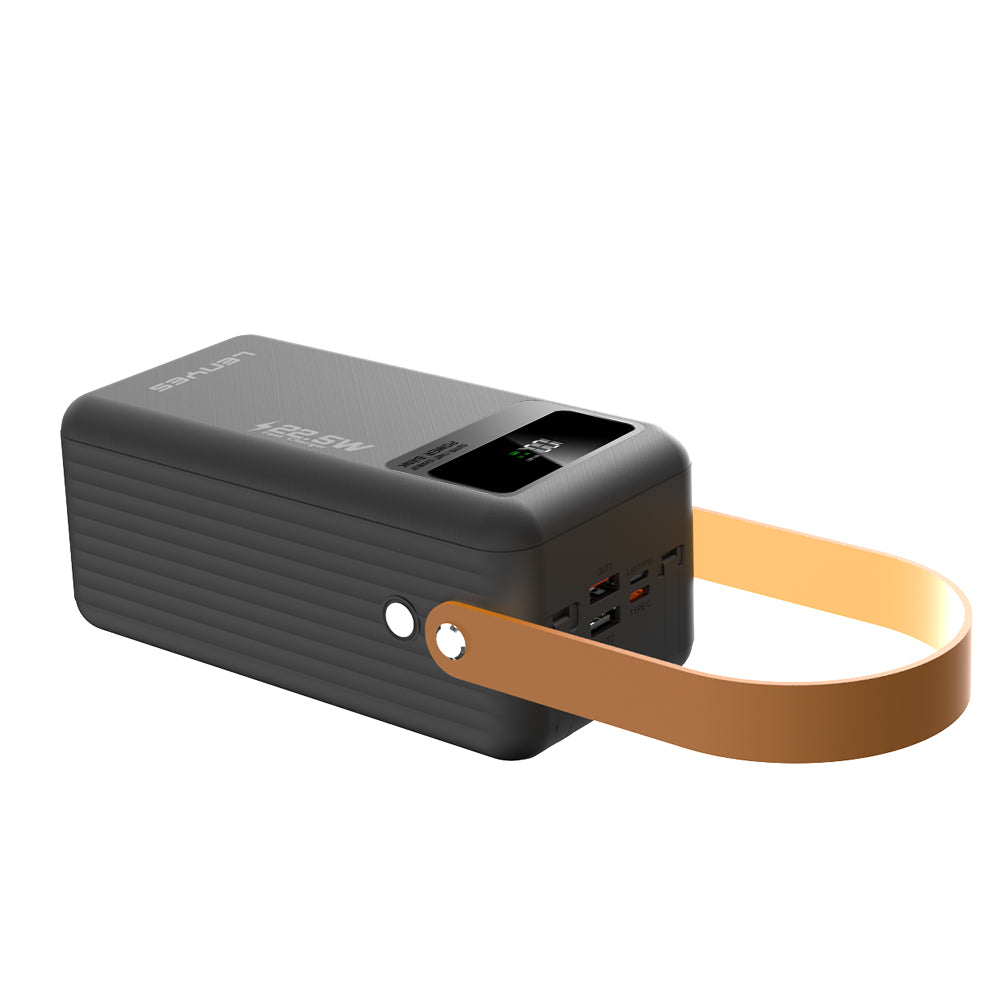 Lenyes PX691D Portable Hanging Powerbank with LED Indicator 22.5W 60,000mAh Black