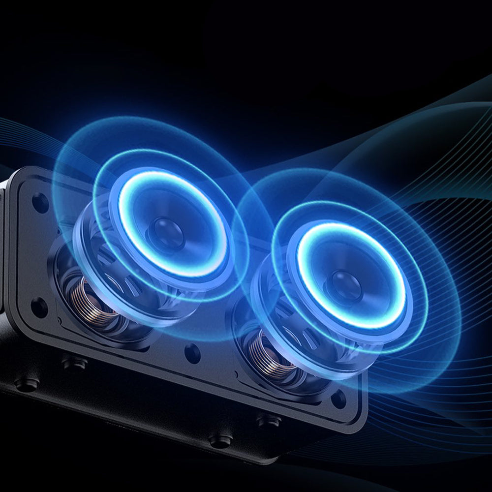 Lenyes S856 RGB Light Bluetooth Speaker with Microphone v5.0 Black