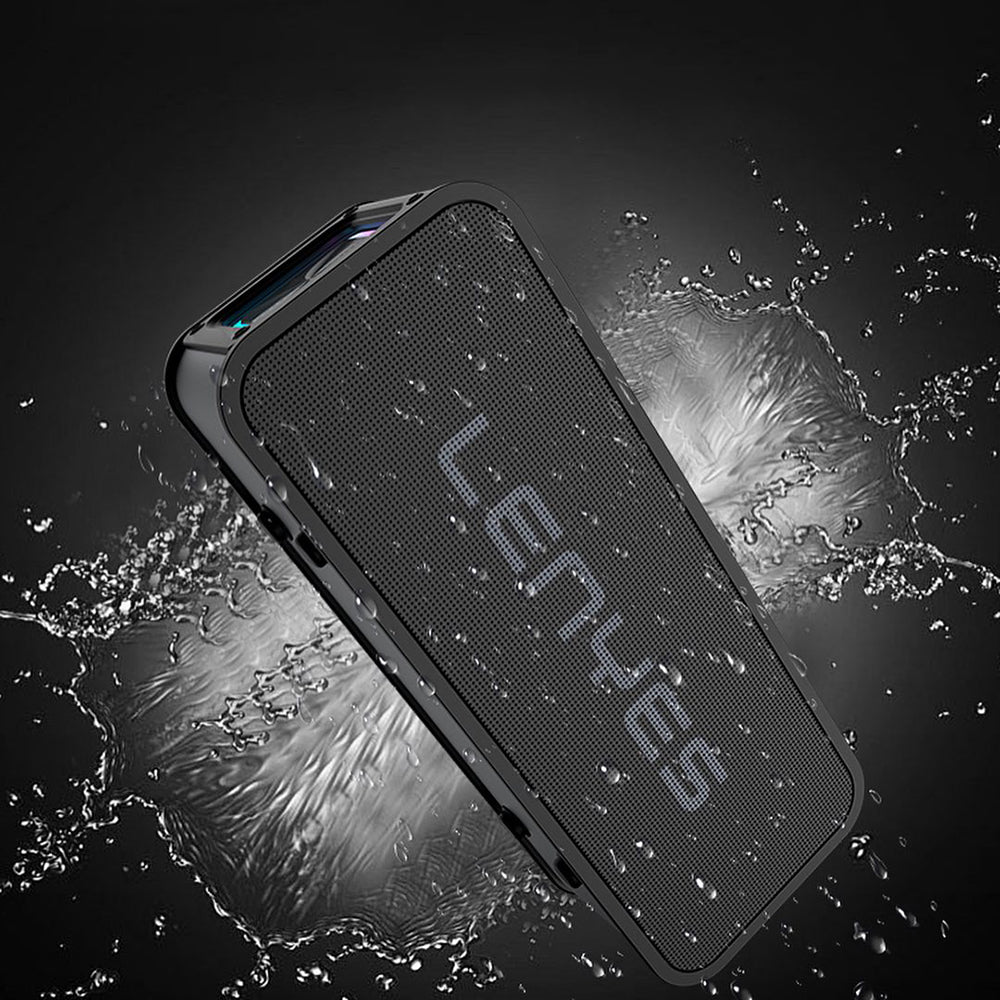 Lenyes S856 RGB Light Bluetooth Speaker with Microphone v5.0 Black