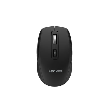 Lenyes WS106 Yapay Zeka Destekli Ergonomik Çift Bluetooth Bağlantılı 2.4G Kablosuz Mouse 1200 DPI