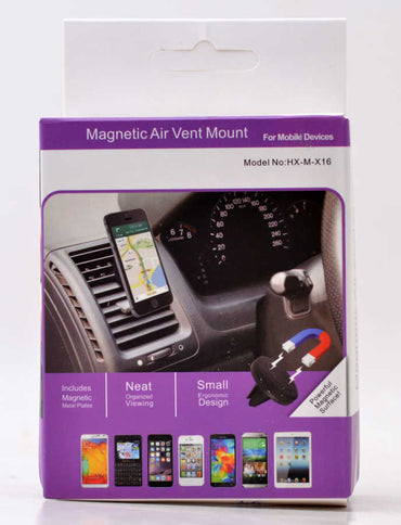 Zore Magnetic Air Vent Mount X16 Petek Araç Telefon Tutucu Universal Siyah