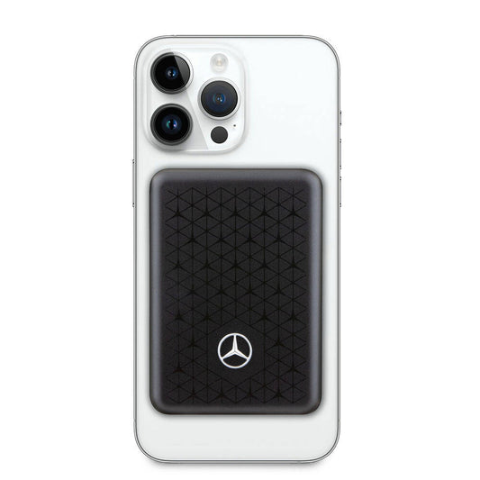 Mercedes Benz Led Işıklı Göstergeli M-safe Magnetik Orjinal Lisanslı Powerbank 3000 Mah Siyah
