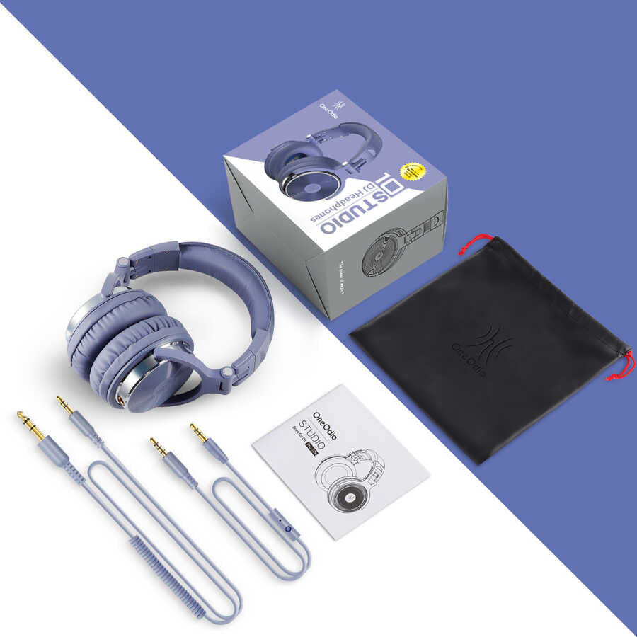 Oneodio Pro 10 3.5mm Kulaklık Gold-Gri
