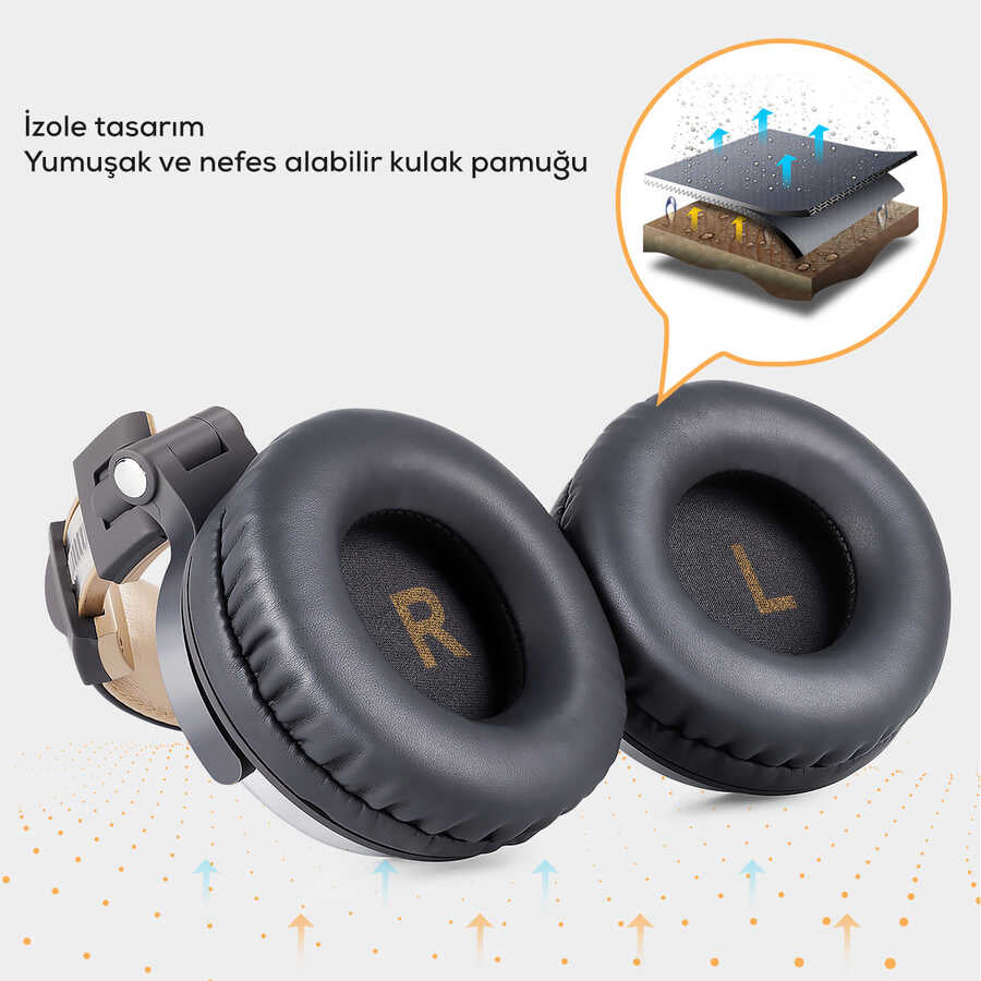 Oneodio Pro 10 3.5mm Kulaklık Mavi