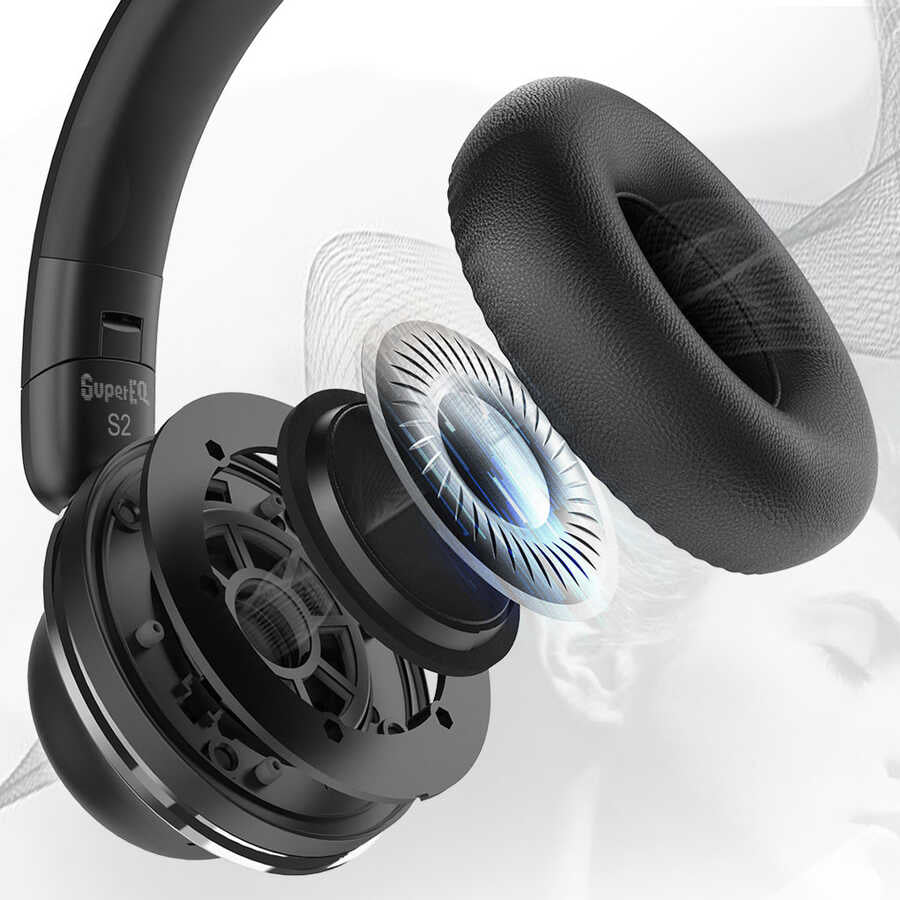 Oneodio S2 Bluetooth Headset Black