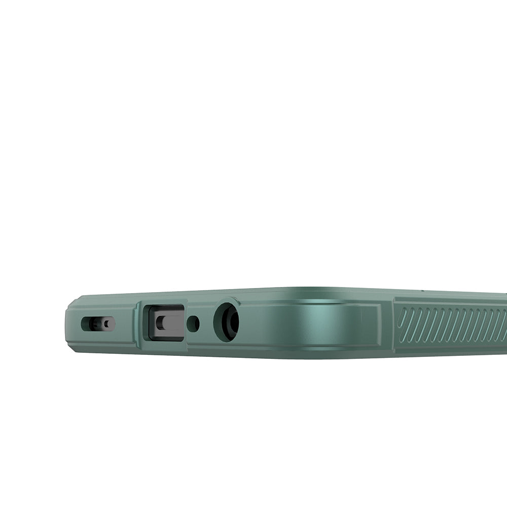 Oppo A3 Kılıf Esnek TPU Oyuklu Arka Yüzey Tasarımlı Zore Etnik Silikon Kapak Lacivert