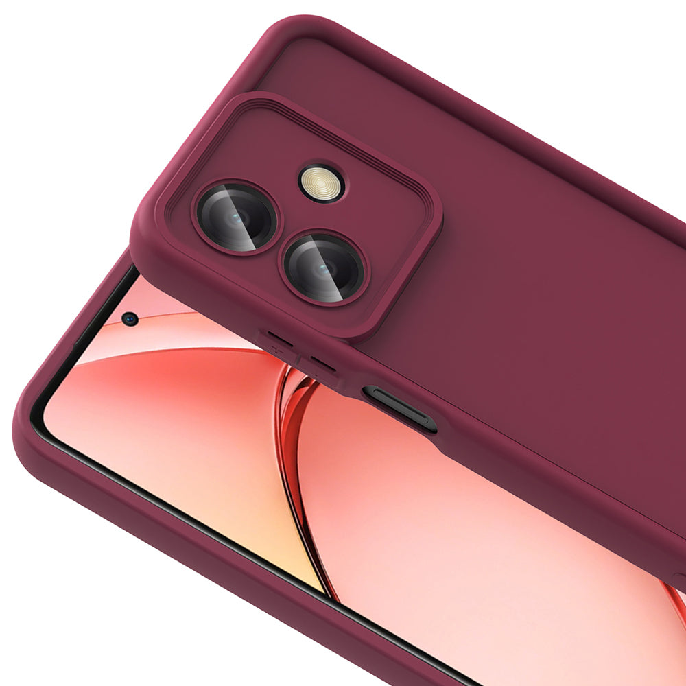 Oppo A3 Kılıf Kamera Korumalı Zore Ananas Kapak Pembe