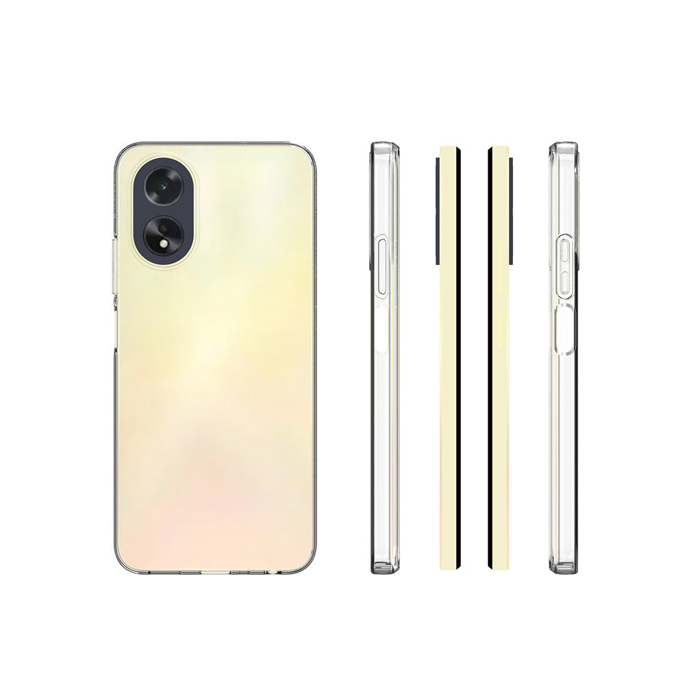 Oppo A38 Case Zore Super Silicone Cover Transparent