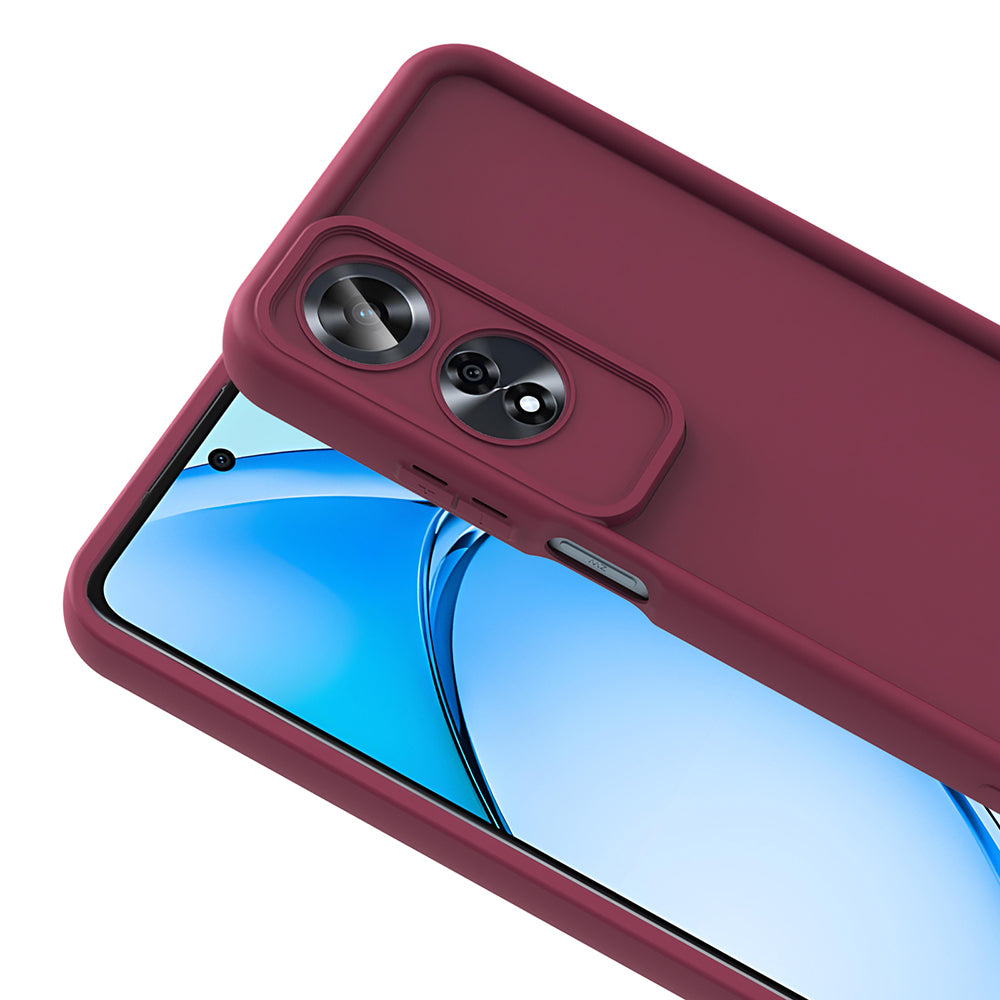 Oppo A60 Kılıf Kamera Korumalı Zore Ananas Kapak Pembe