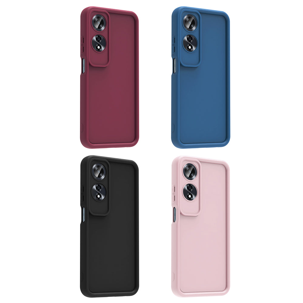 Oppo A60 Kılıf Kamera Korumalı Zore Ananas Kapak Koyu Yeşil