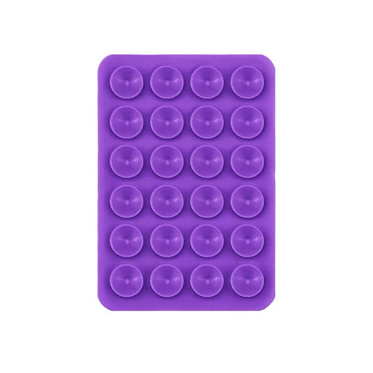 Öpücüklü 02 Çift Taraflı Silikon Telefon Tutucu Mor