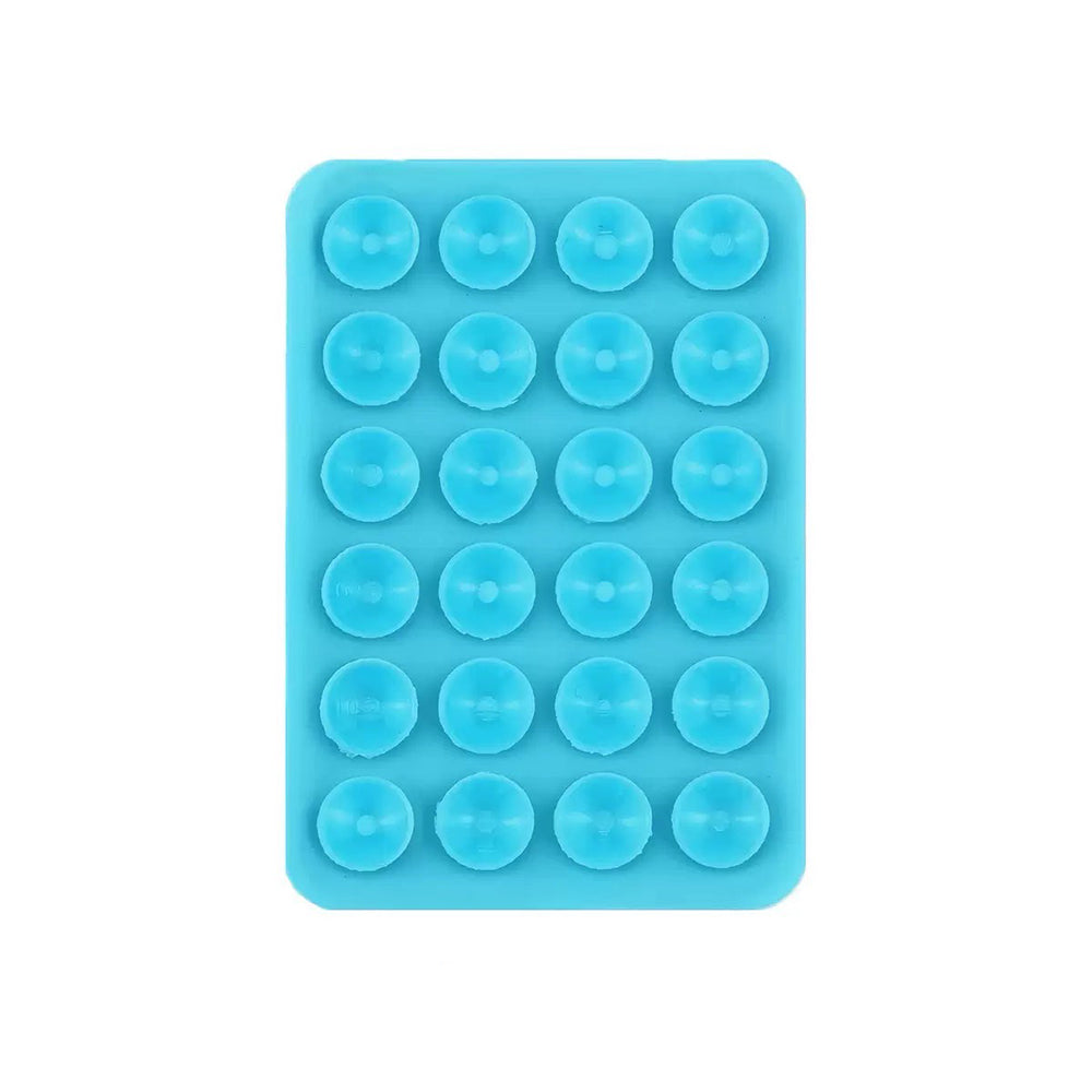 Kiss 02 Double-Sided Silicone Phone Holder Light Blue