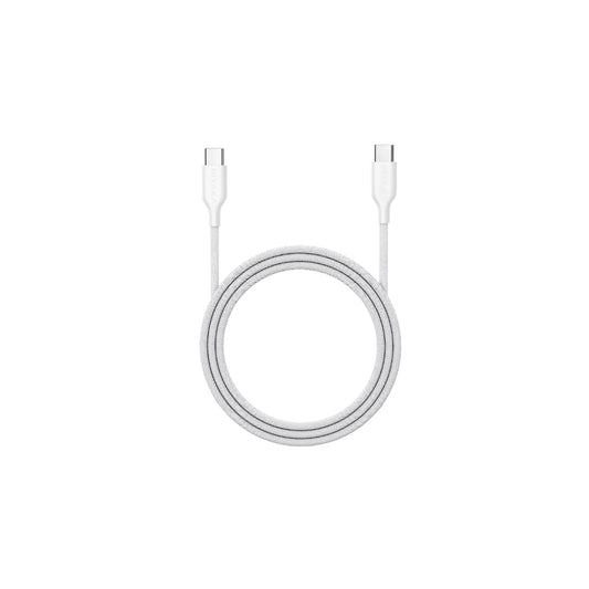 Pitaka Flex Braided Design Type-C to Type-C PD Data and Charging Cable 60W 1.2M White