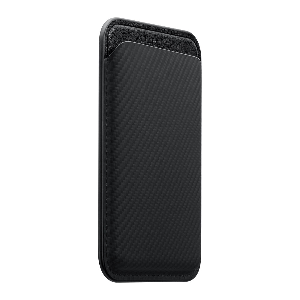 Pitaka Magnetic Woven Series Aramid Fiber Magnetic Card Holder Black