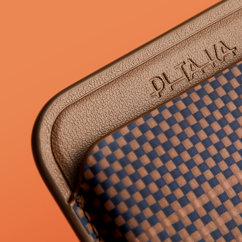 Pitaka Magnetic Woven Series Aramid Fiber Magnetic Card Holder Blue
