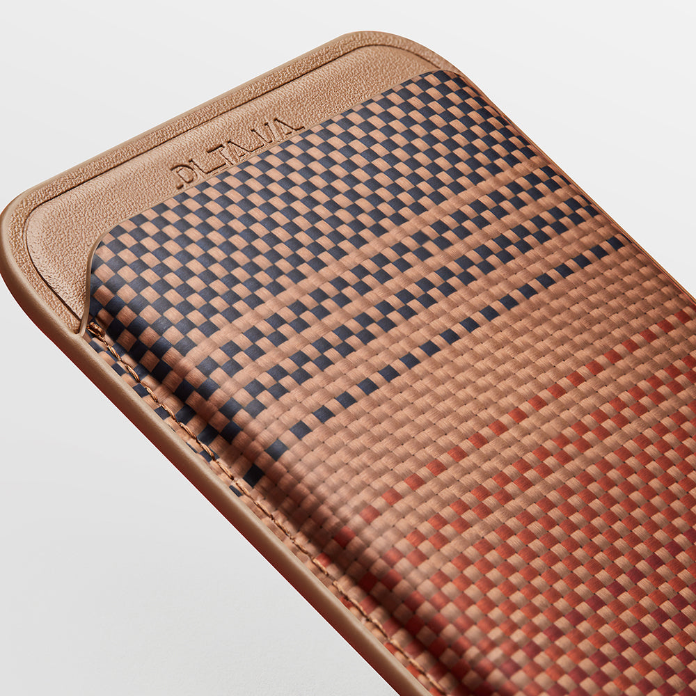 Pitaka Magnetic Woven Serisi Aramid Fiber Magnetik Kartlık Mavi