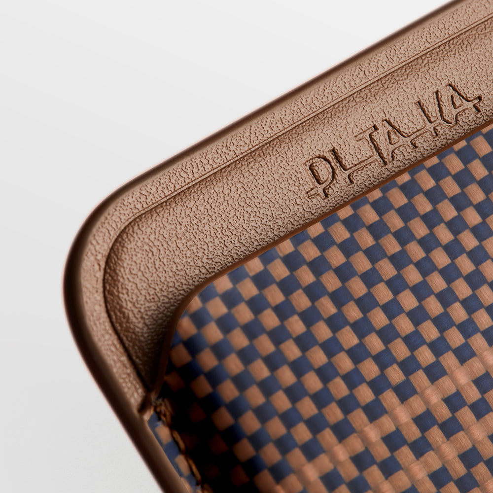 Pitaka Magnetic Woven Series Aramid Fiber Magnetic Card Holder Brown