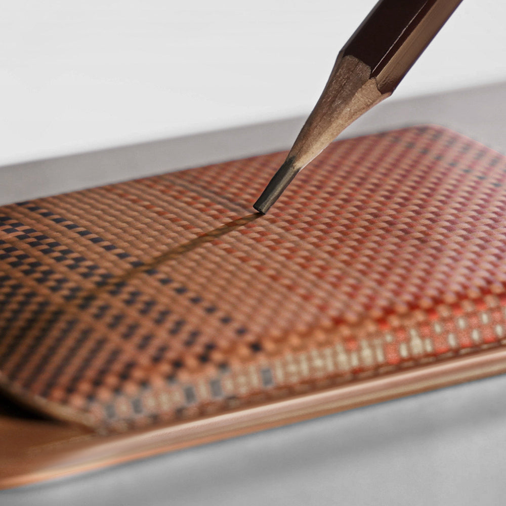Pitaka Magnetic Woven Series Aramid Fiber Magnetic Card Holder Brown
