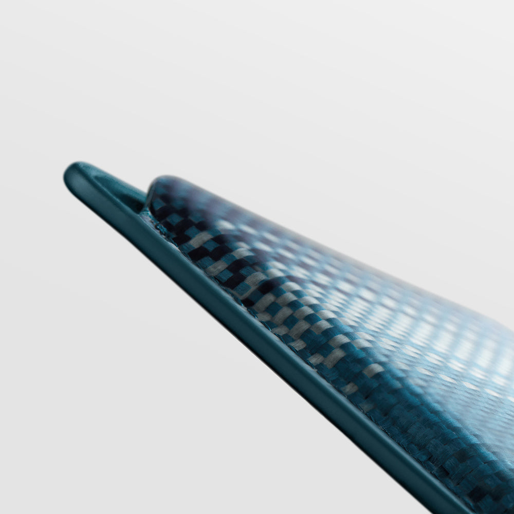 Pitaka Magnetic Woven Series Aramid Fiber Magnetic Card Holder Blue