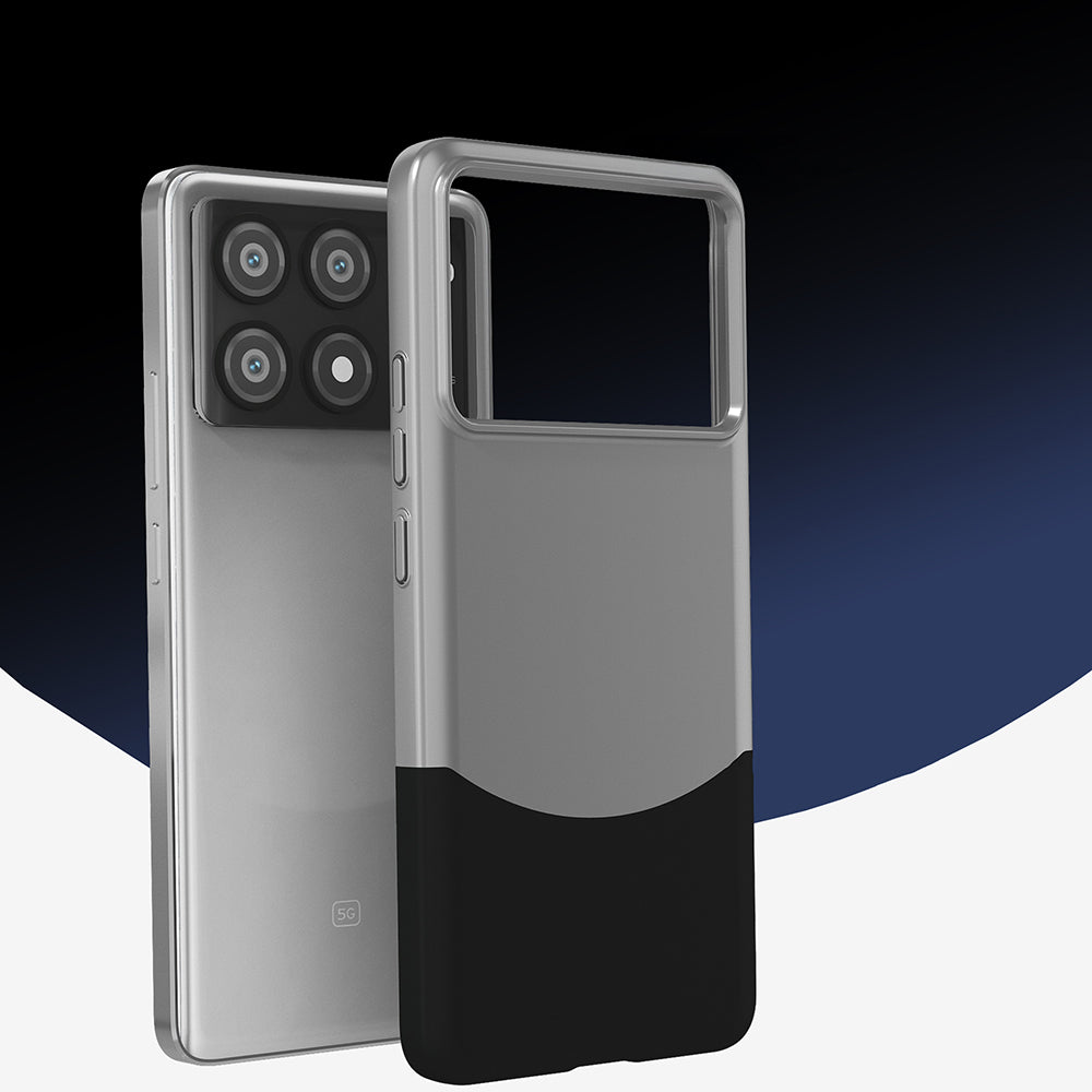 Poco X6 Pro Kılıf Mıknatıslı Zore Duble Kapak Gri