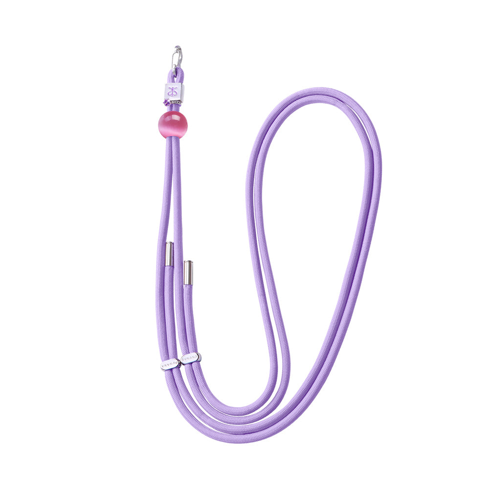 Pynana Charm Series 2 in 1 Rope Phone Lanyard Cream