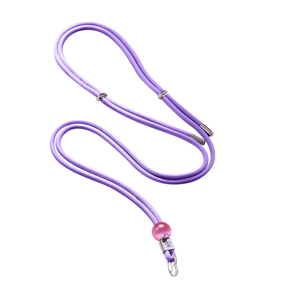 Pynana Charm Series 2 in 1 Rope Phone Lanyard Cream