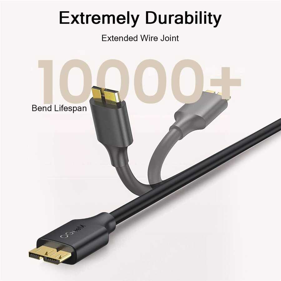 Qgeem QG-CVQ22 Usb To Micro Usb Kablo 1.83M Siyah
