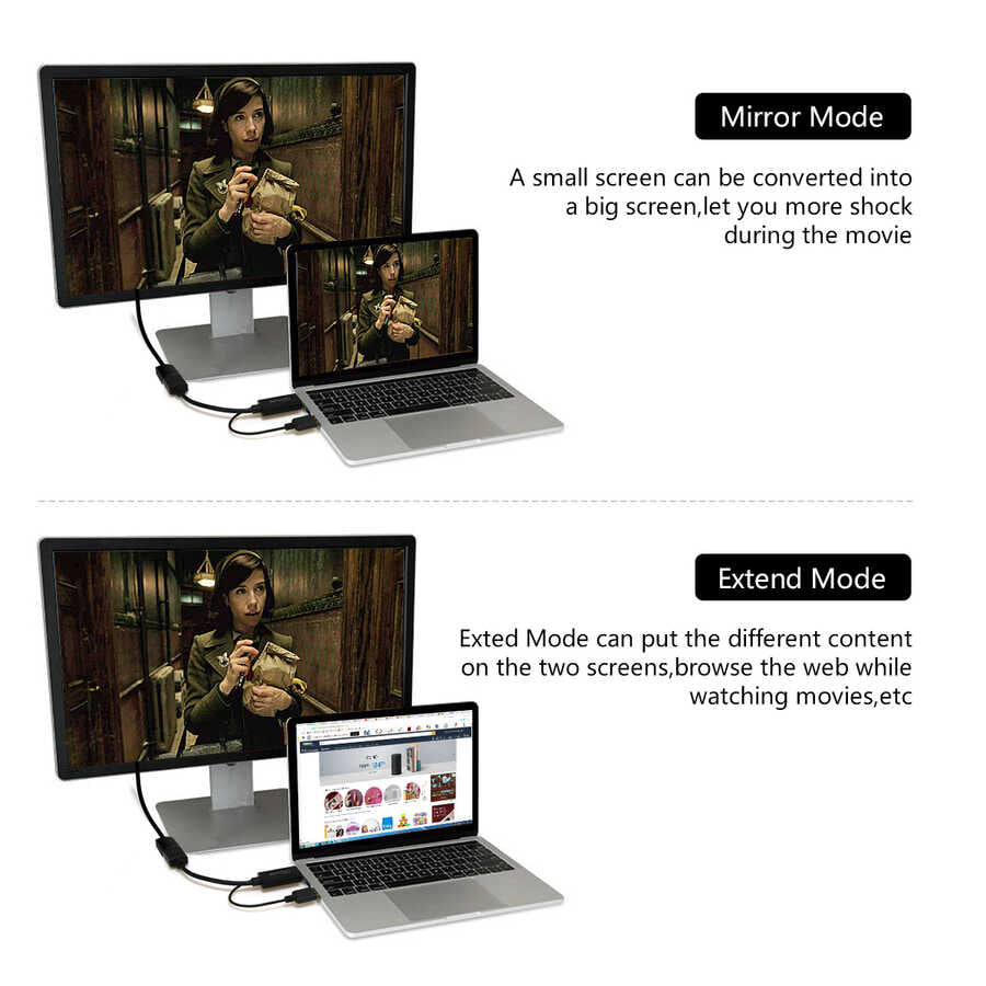 Qgeem QG-HD01 HDMI To Display Port Dönüştürücü Siyah