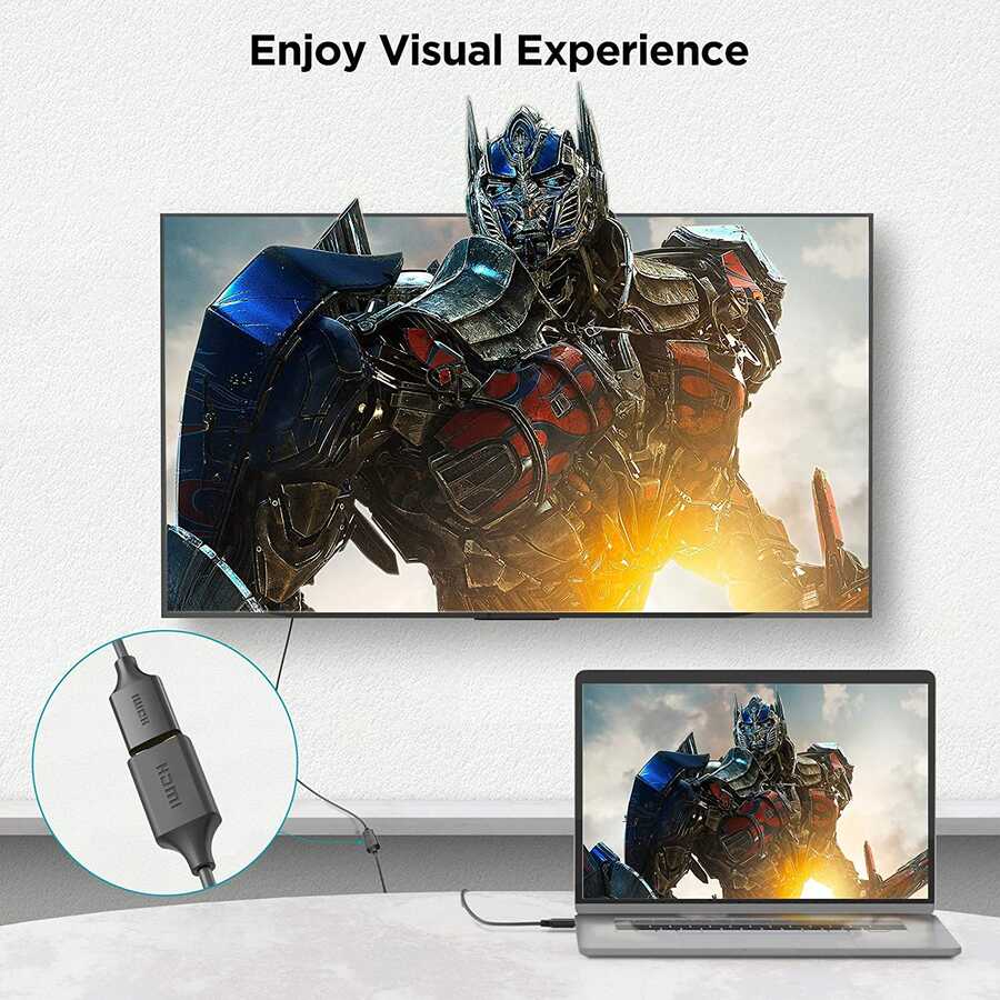 Qgeem QG-HD19 HDMI Kablo 1.83M Siyah