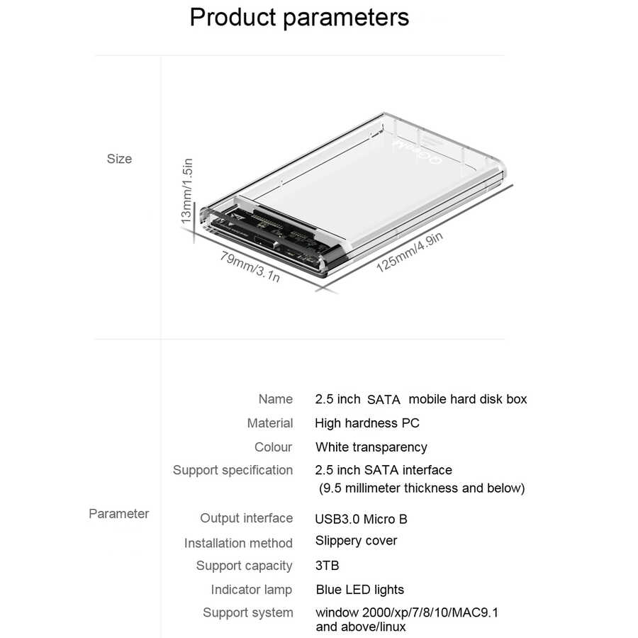 Qgeem QG-ST04 Sata Harddisk Veri Aktarım Kutusu Siyah