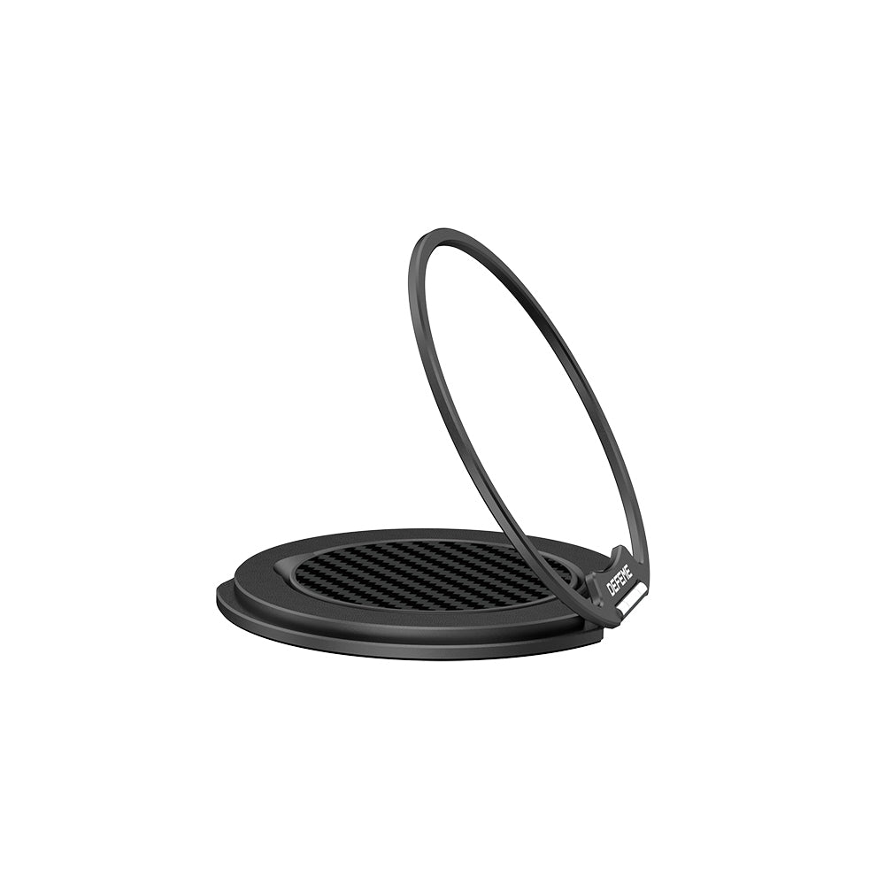 Raptic Defeme FreeFlow 360 Derece Dönebilen Karbon Fiber Tasarımlı Parmak Ring Stand Mavi