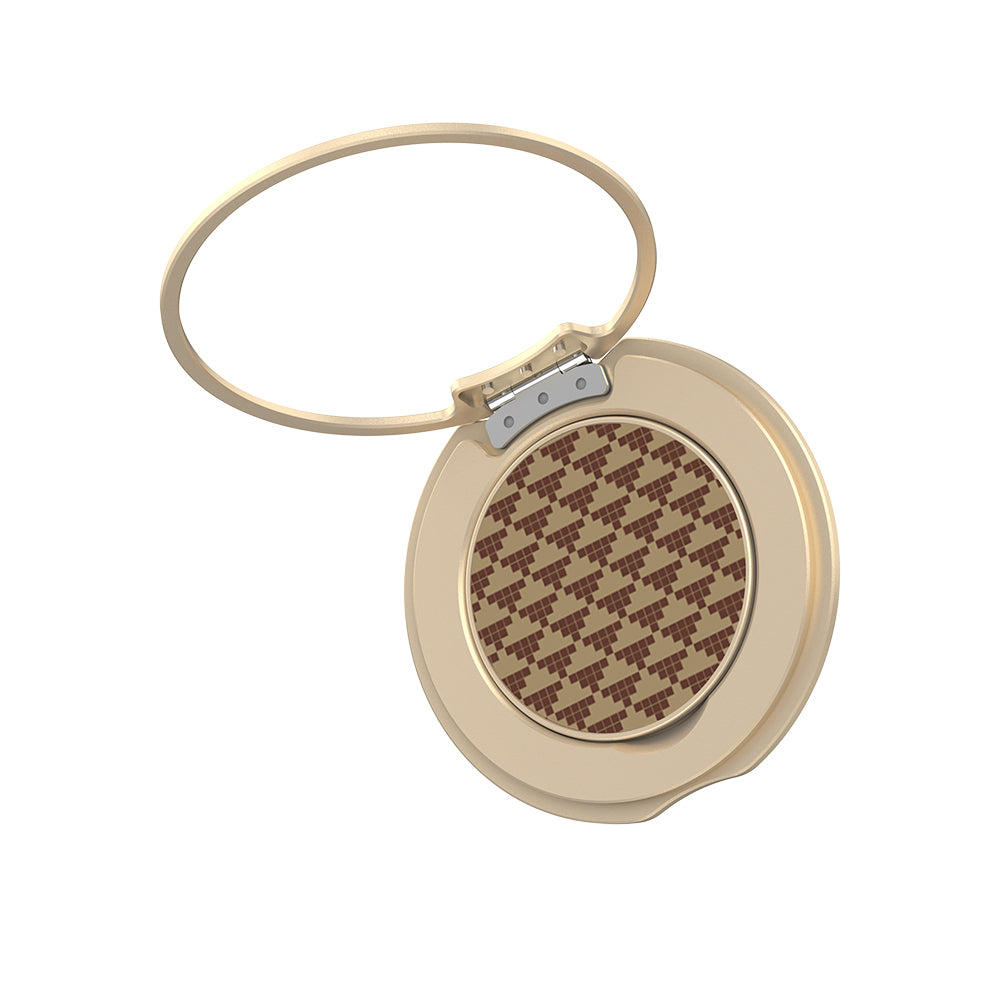 Raptic Defeme FreeFlow 360 Derece Dönebilen Karbon Fiber Tasarımlı Parmak Ring Stand Siyah