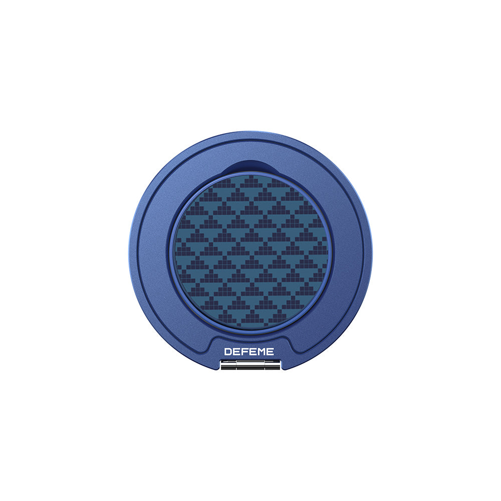 Raptic Defeme FreeFlow 360 Derece Dönebilen Karbon Fiber Tasarımlı Parmak Ring Stand Mavi