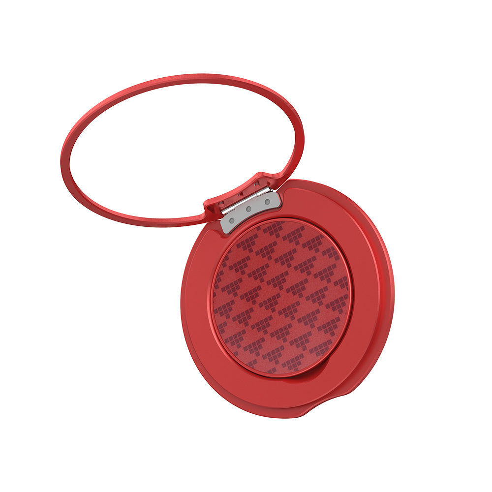 Raptic Defeme FreeFlow 360 Derece Dönebilen Karbon Fiber Tasarımlı Parmak Ring Stand Siyah