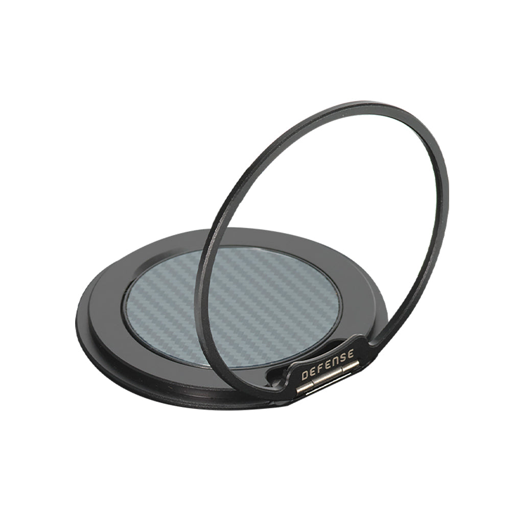 Raptic Defense Series Magnetic 360 Degree Rotating Finger Ring Stand Black