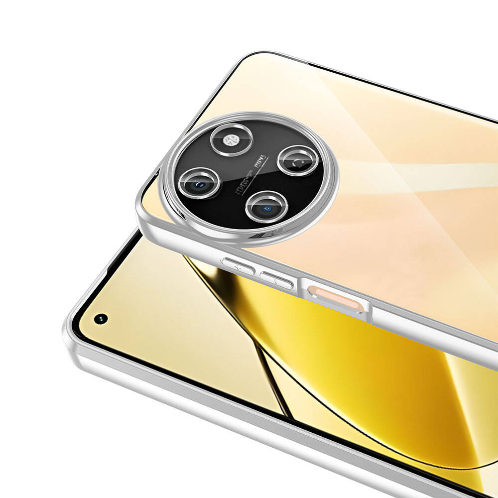 Realme 11 4G Case Camera Protection Logo Showing Zore Omega Cover Gold