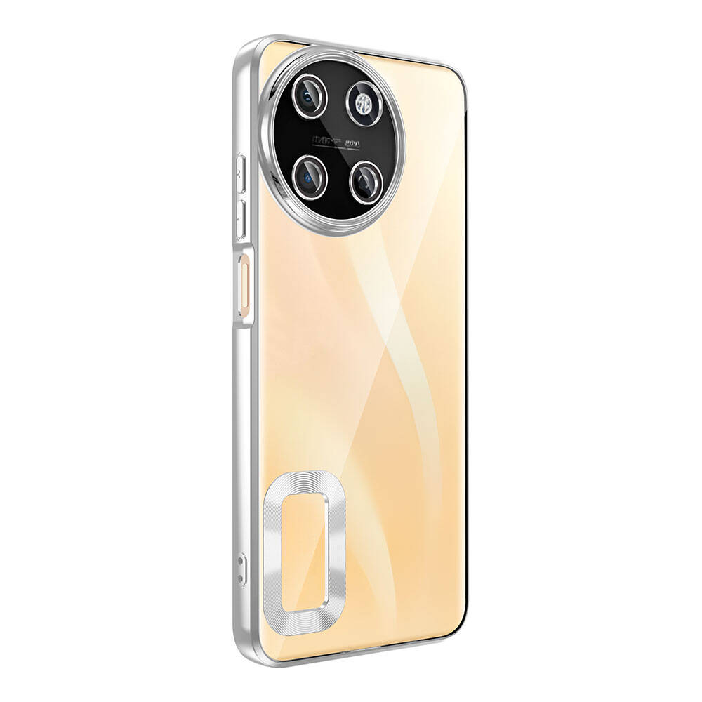Realme 11 4G Case Camera Protection Logo Showing Zore Omega Cover Deep Purple