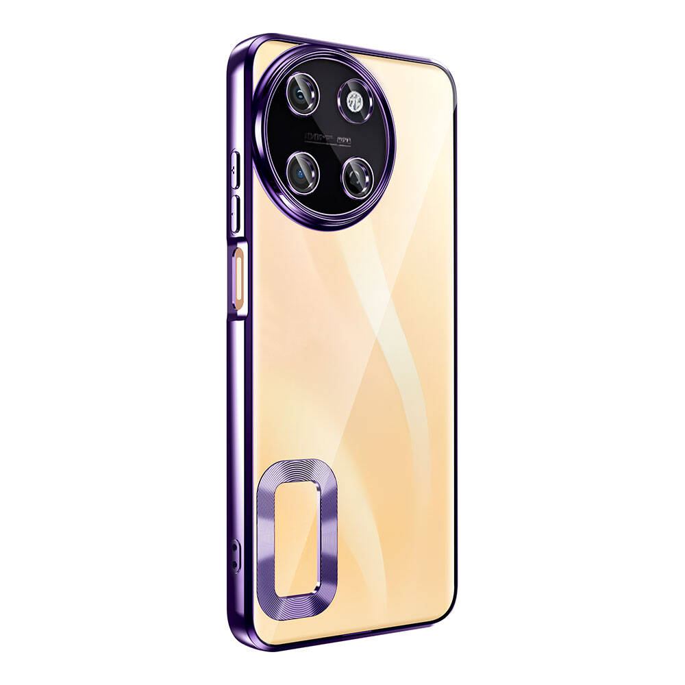 Realme 11 4G Case Camera Protection Logo Showing Zore Omega Cover Black