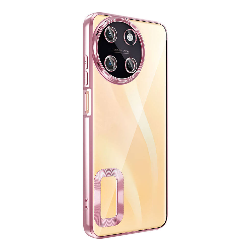 Realme 11 4G Case Camera Protection Logo Showing Zore Omega Cover Gold