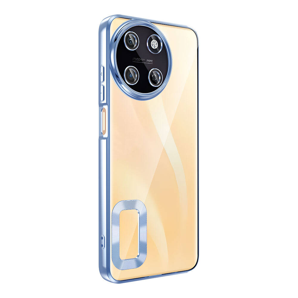 Realme 11 4G Case Camera Protection Logo Showing Zore Omega Cover Black