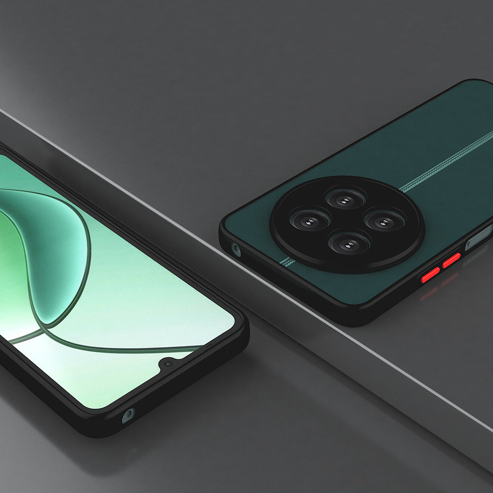 Realme 12 Case Zore Hux Cover Black