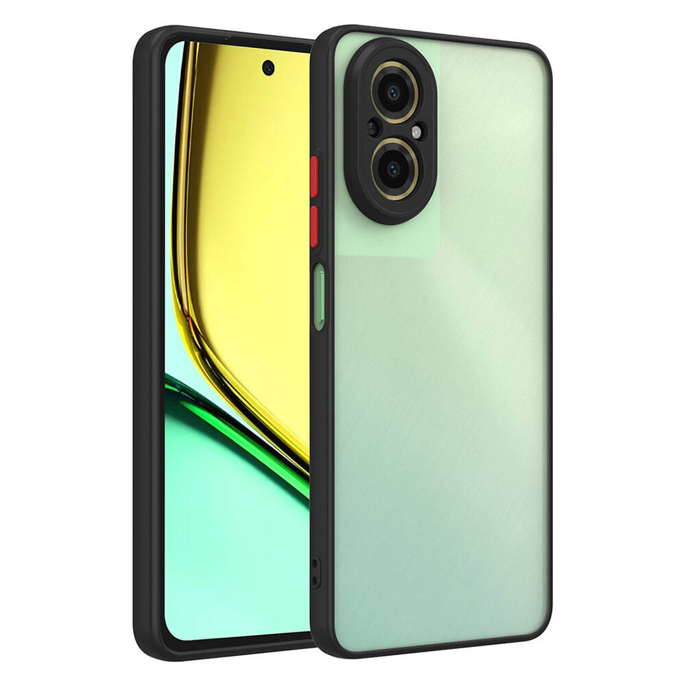 Realme 12 Lite Case Zore Hux Cover Navy Blue