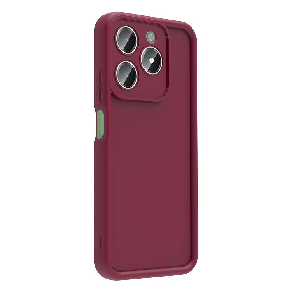 Realme C61 Case Camera Protection Zore Pineapple Cover Dark Green